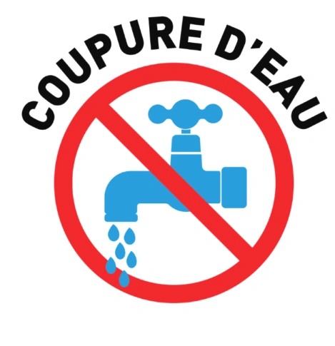 Coupure d'eau à Decazeville