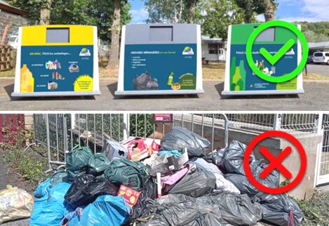 Déchets sauvages à Decazeville