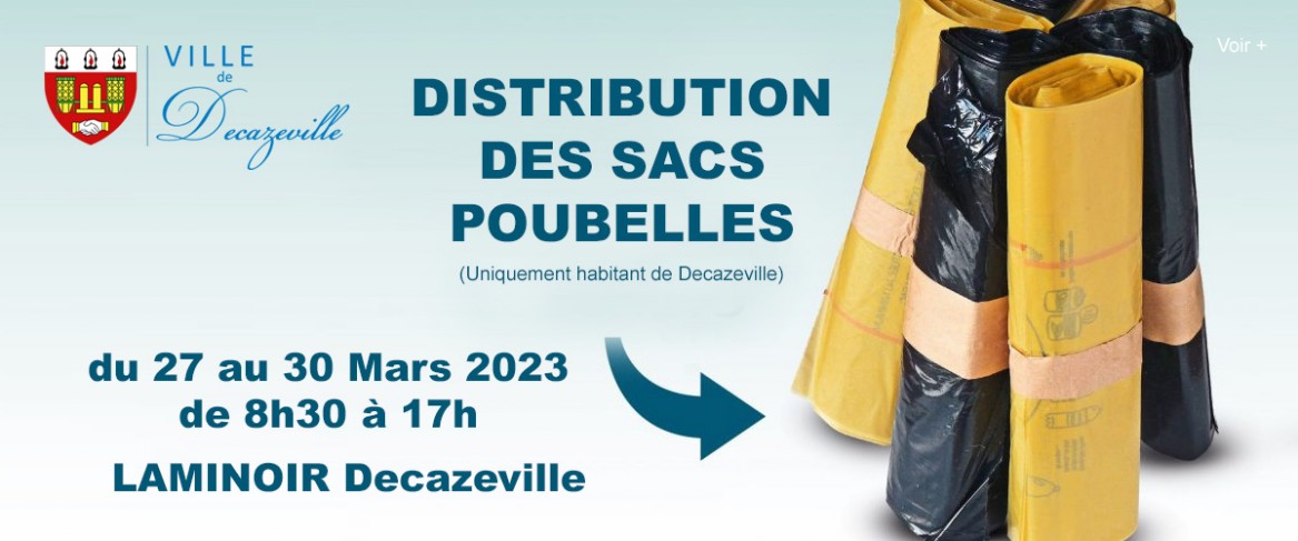 Distribution Sacs Poubelles Decazeville