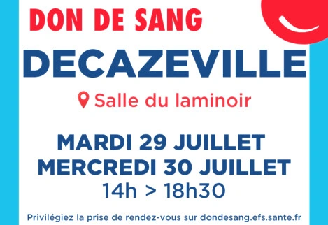 Don de Sang à Decazeville