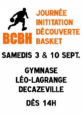 Journée Initiation Basket Decazeville 2022