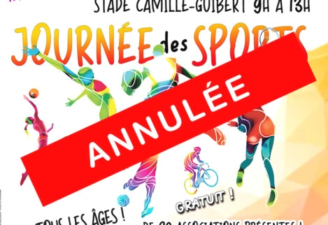 Annulation Journée des Sports