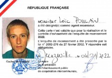 Loïc Poulain agent recenseur 2022