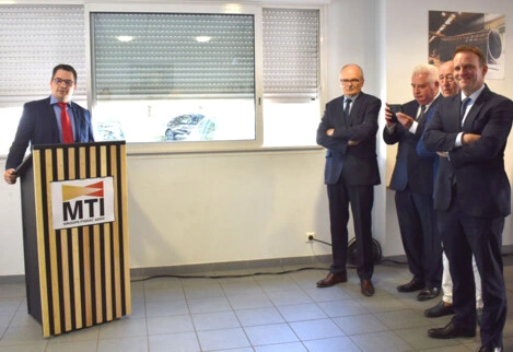 Visite du ministre Marc Ferraci à Decazeville