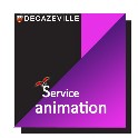 Logo Service Animation Decazeville