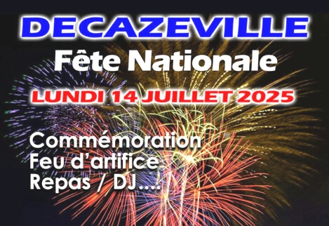 Fête du 14 Juillet à Decazeville  