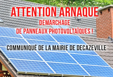 Arnaque aux panneaux photovoltaïques