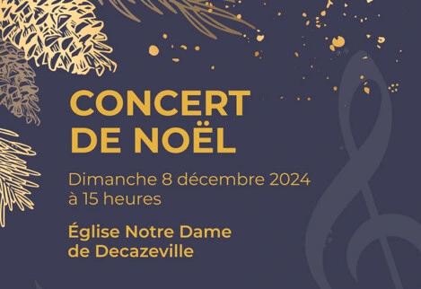 Concert de Noël église Notre-Dame à Decazeville