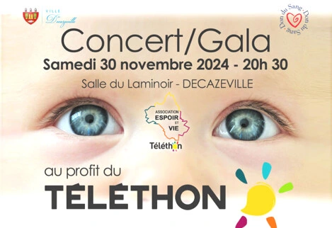 Concert Téléthon à Decazeville