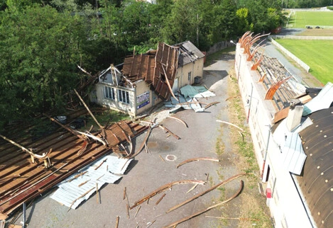 Tornade à Decazeville